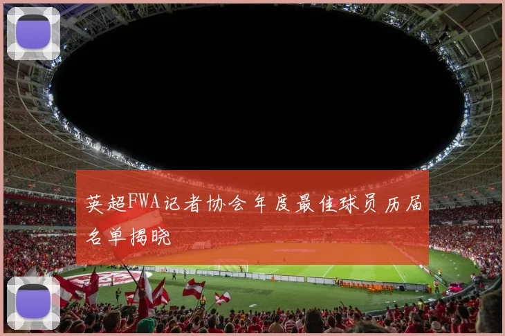 英超FWA记者协会年度最佳球员历届名单揭晓